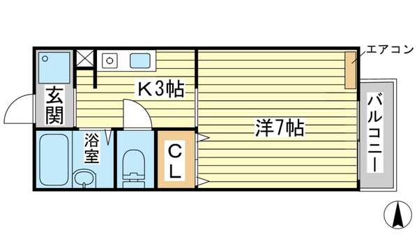 メルベーユの物件間取画像